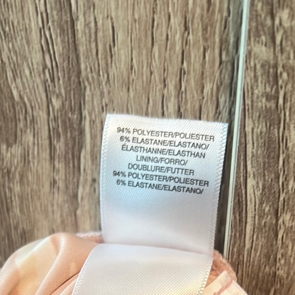 RACHEL Rachel Roy White and Tan Sleeveless Faux wrap Maxi Dress M - Picture 9 of 9